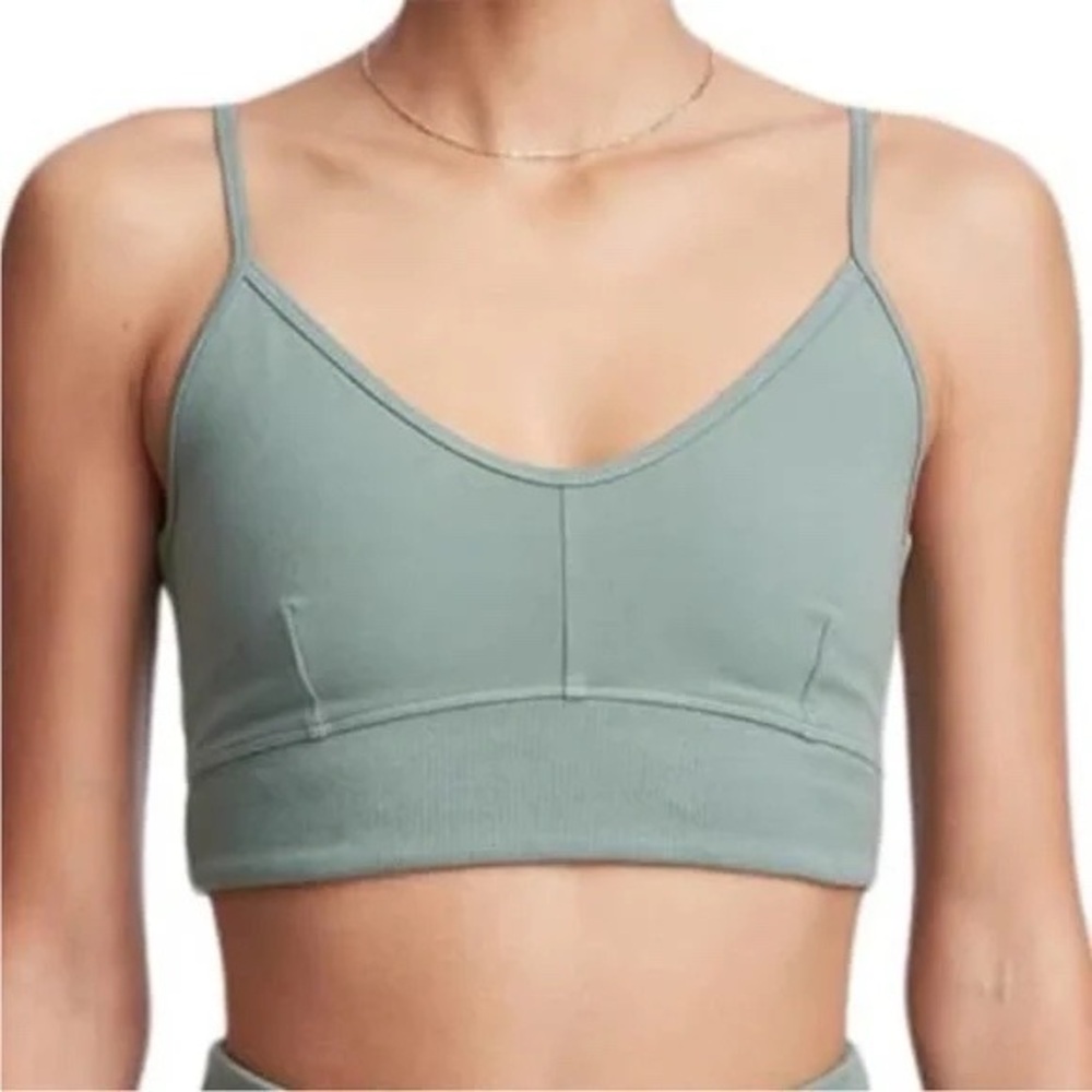 Bandier x Sincerely Jules - The Meadow Bra - Fatigue Green - Sz L - Picture 2 of 8